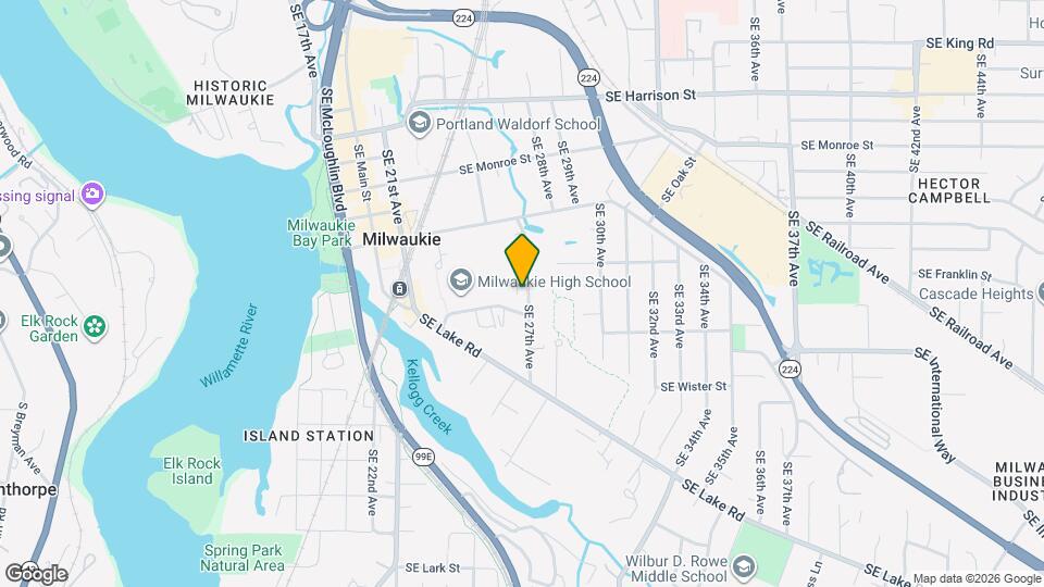 11351 SE 27th Ave Map and Location Details