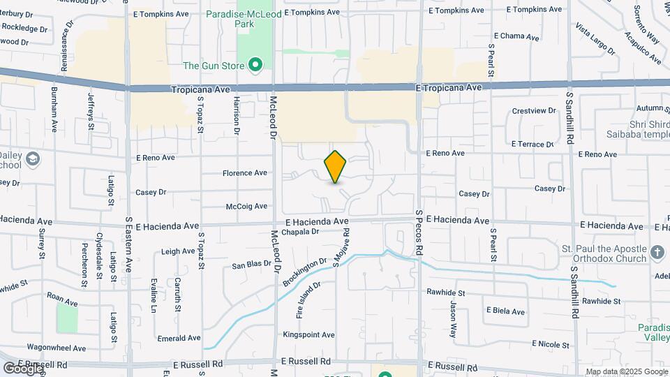5247 Caspian Springs Dr Map and Location Details