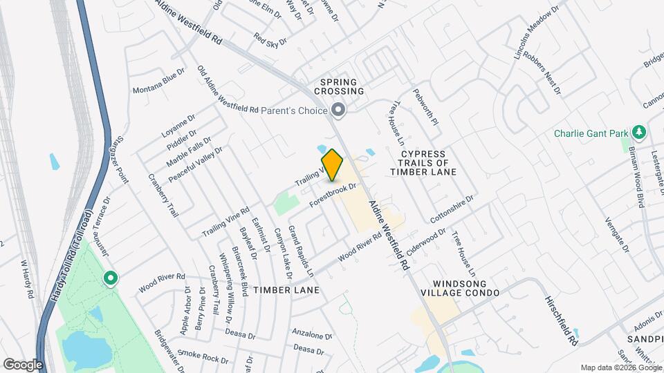 2823 Forestbrook Dr Mapa y Detalles de la Ubicación