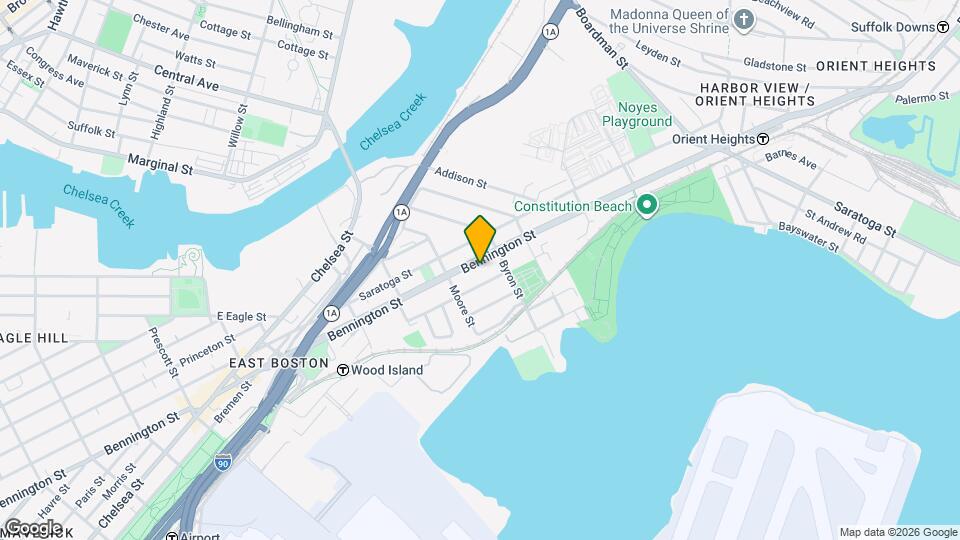 603 Bennington St, Unit Unit 1 Map and Location Details