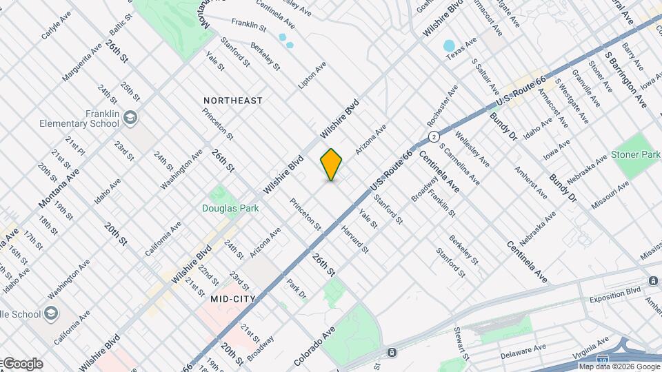 1302 Yale St Map and Location Details
