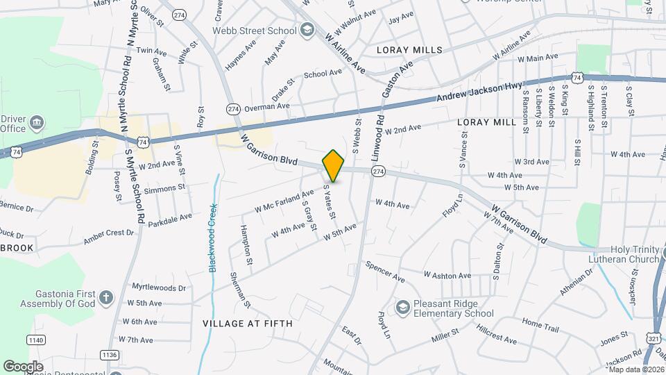 402 S Yates St Map and Location Details