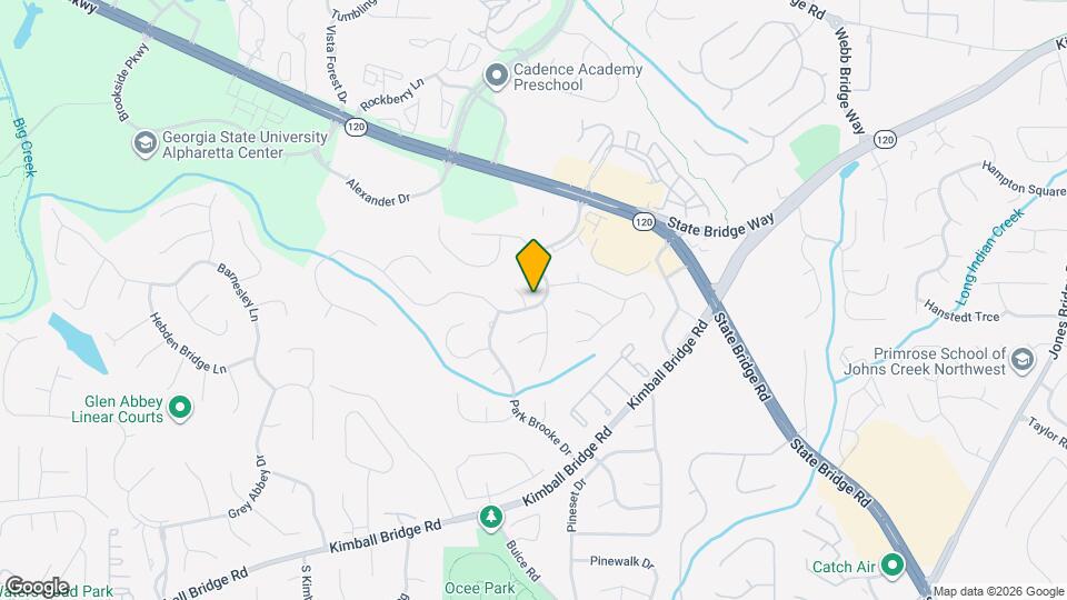 4580 Park Brooke Trace Map and Location Details