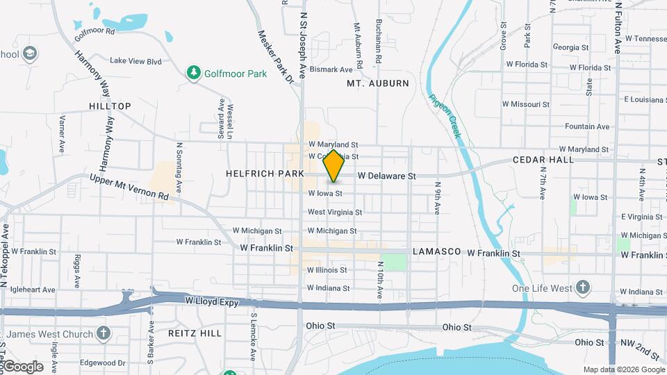 2225 W Iowa St Map and Location Details