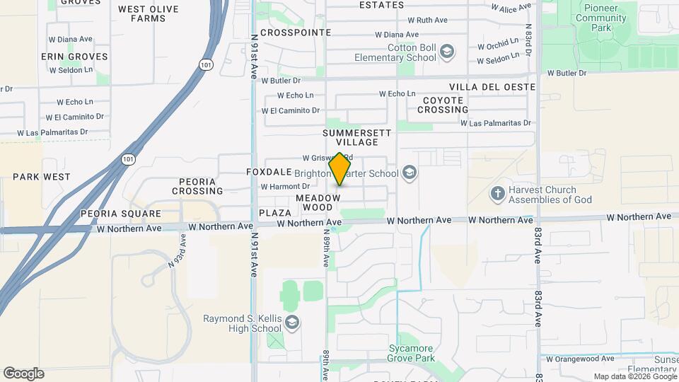 8839 W Manzanita Dr Map and Location Details