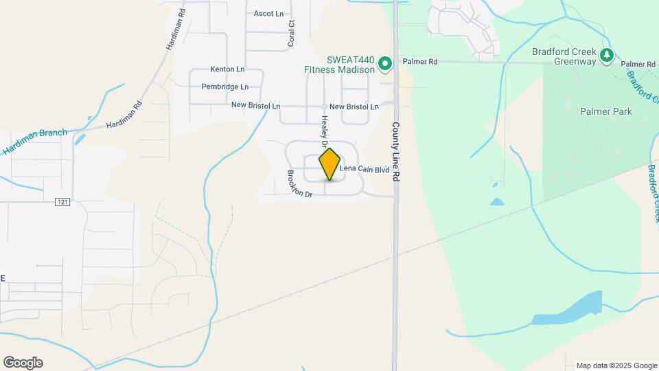 102 Millbury Way Map and Location Details