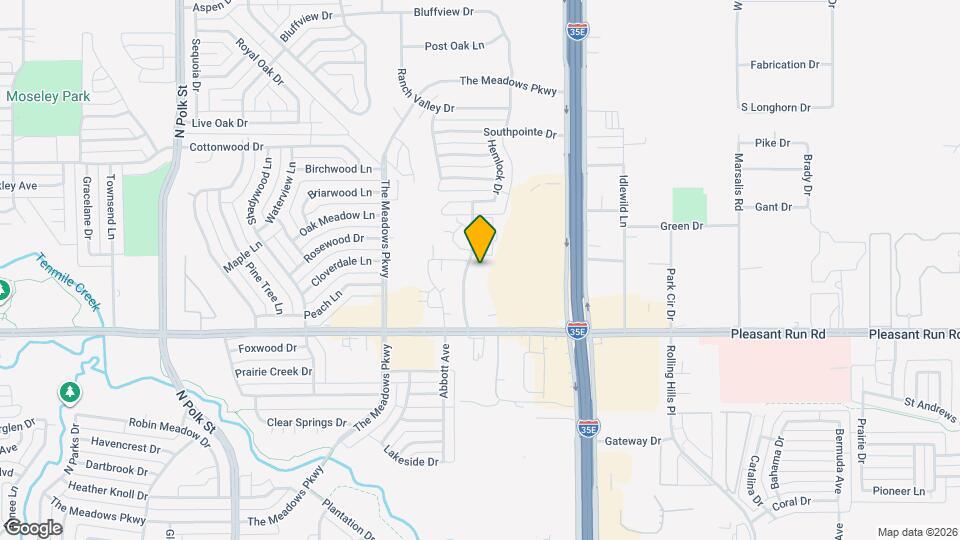 1001 Pecan Crossing Dr Map and Location Details