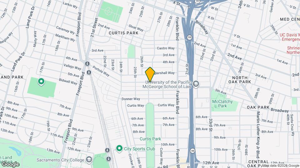 2600 Portola Way Map and Location Details