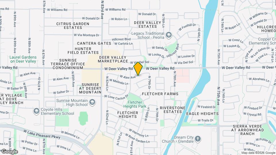 8019 W Alex Ave Mapa y Detalles de la Ubicación