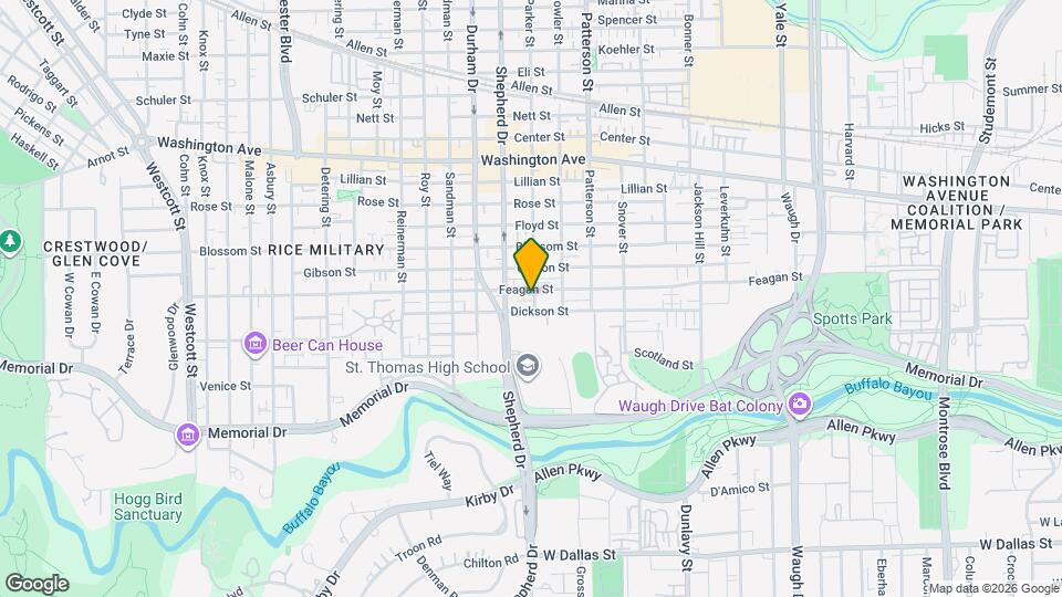 307 Parker St Map and Location Details