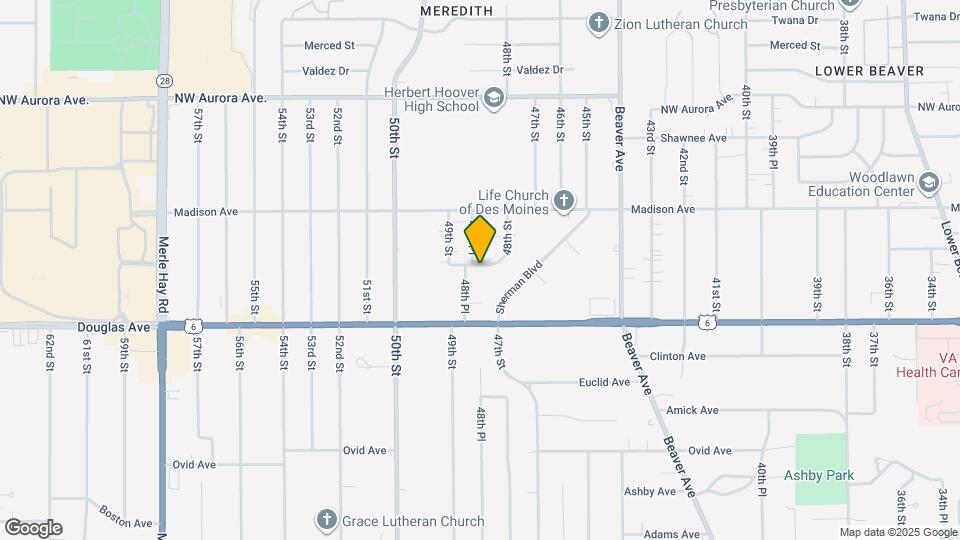 4834 Seneca Ave Map and Location Details