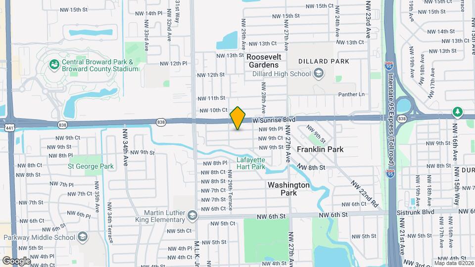 2848 NW 9th Pl Map and Location Details