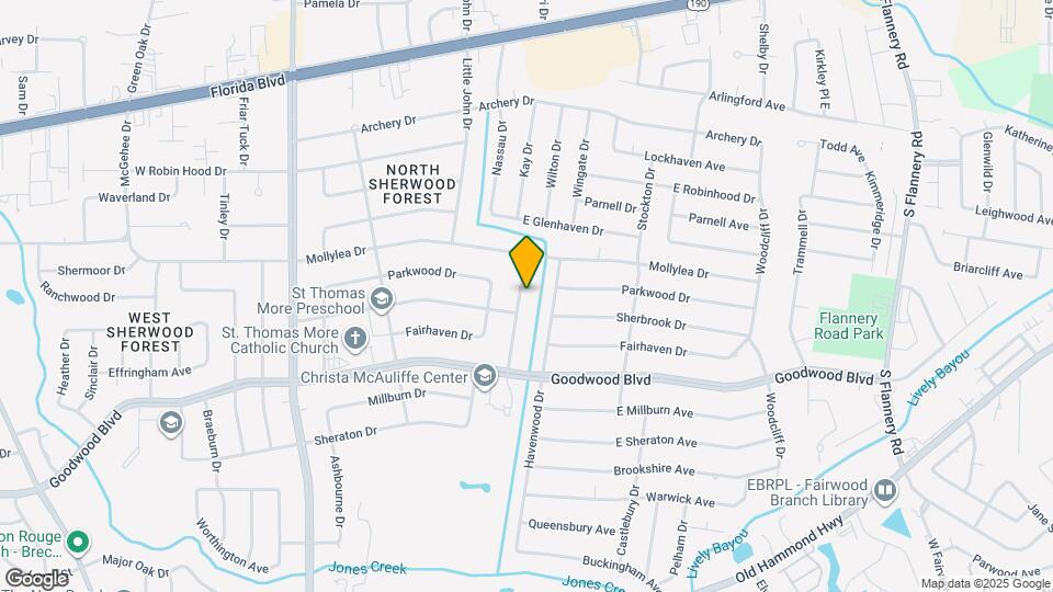 745 Westbrook Dr Mapa y Detalles de la Ubicación