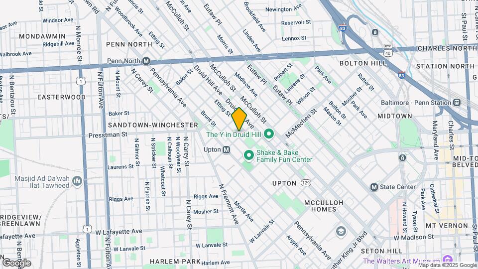 540 Laurens St Map and Location Details