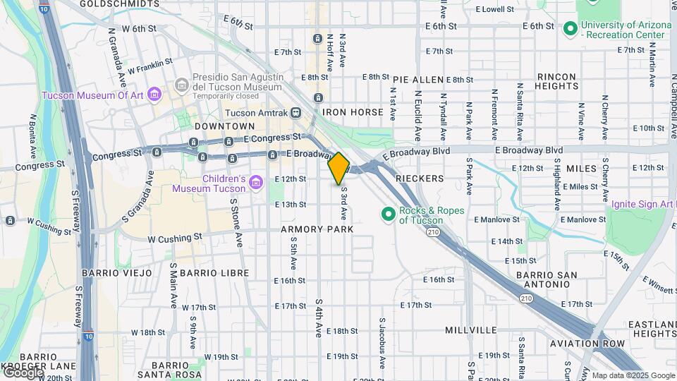 218 S 3rd Ave Map and Location Details