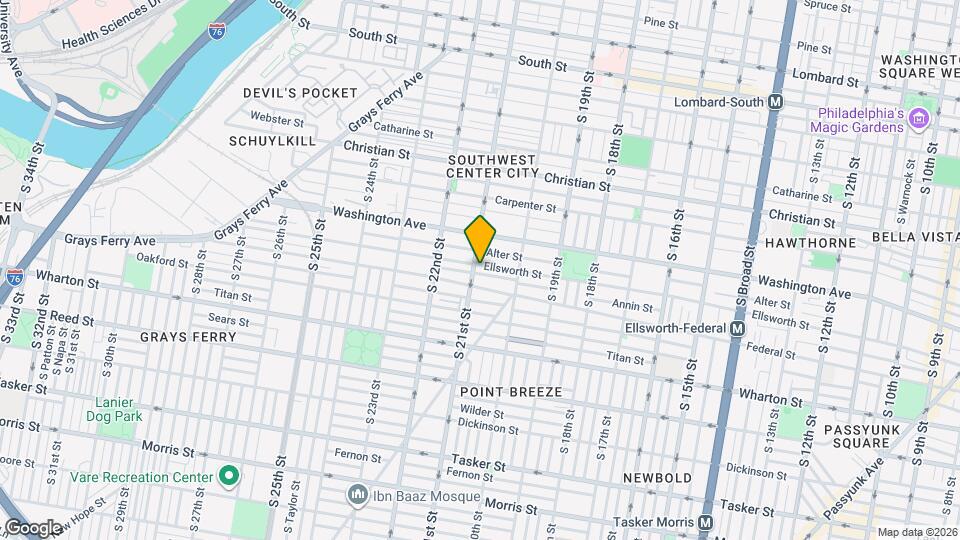2054 Ellsworth St Mapa y Detalles de la Ubicación
