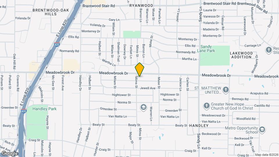 7105 Robinhood Ln Map and Location Details