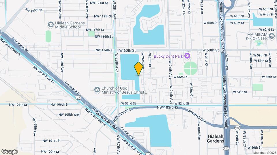 5625 W 26th Ct, Unit 201 Map and Location Details