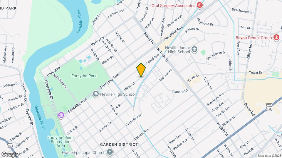 1110 Hilton St Mapa y Detalles de la Ubicación