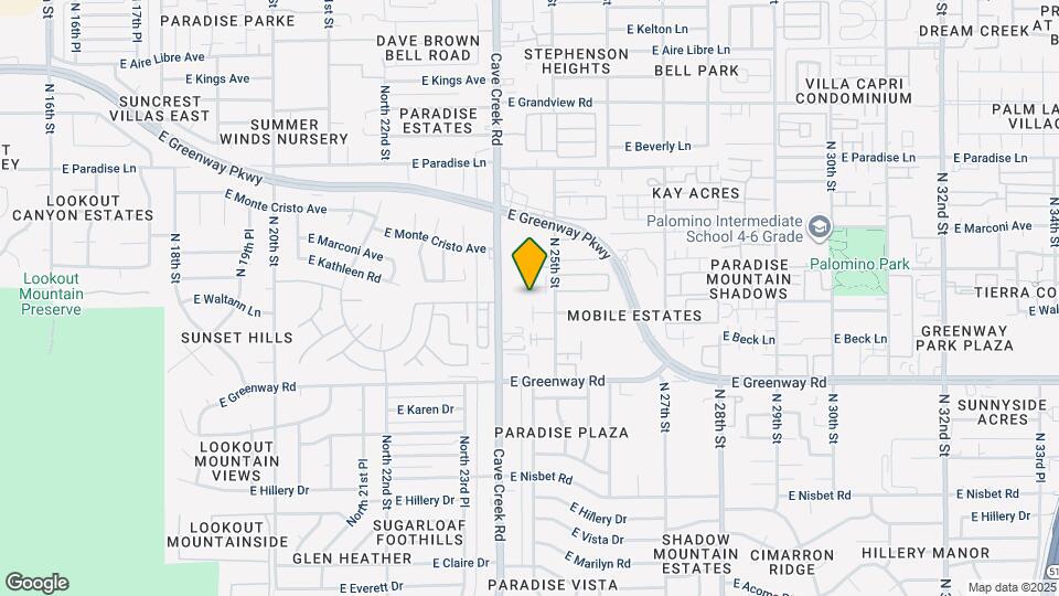 2423 E Tracy Ln Map and Location Details