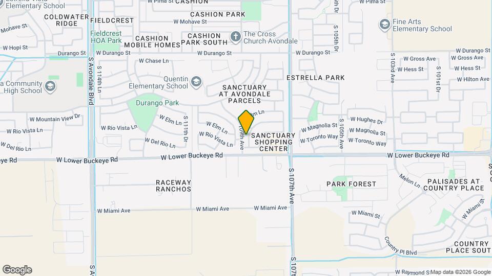 2706 S 108th Dr Mapa y Detalles de la Ubicación