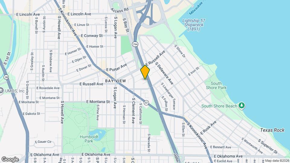 1315A E Seeley St Map and Location Details