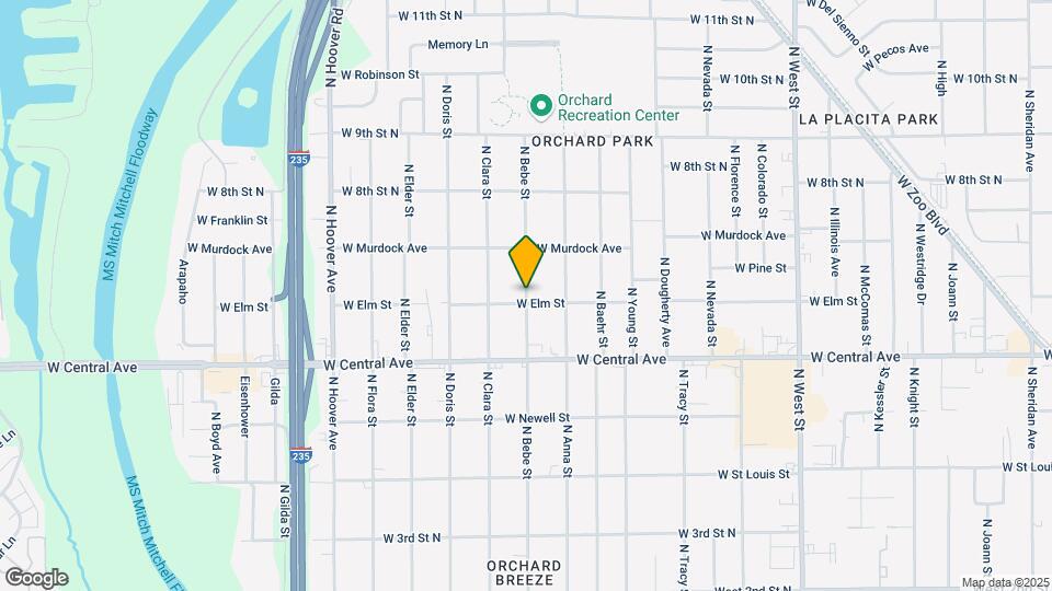 733 N Bebe St Map and Location Details