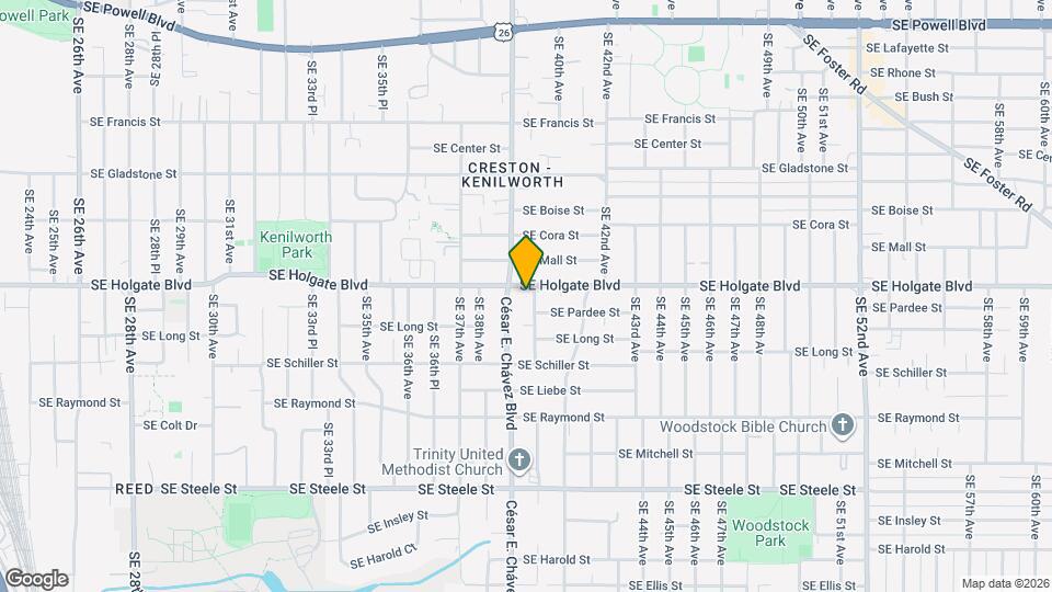 4511 SE 40th Ave Map and Location Details