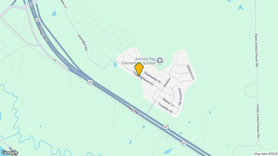 237 Thoroughbred St Map and Location Details