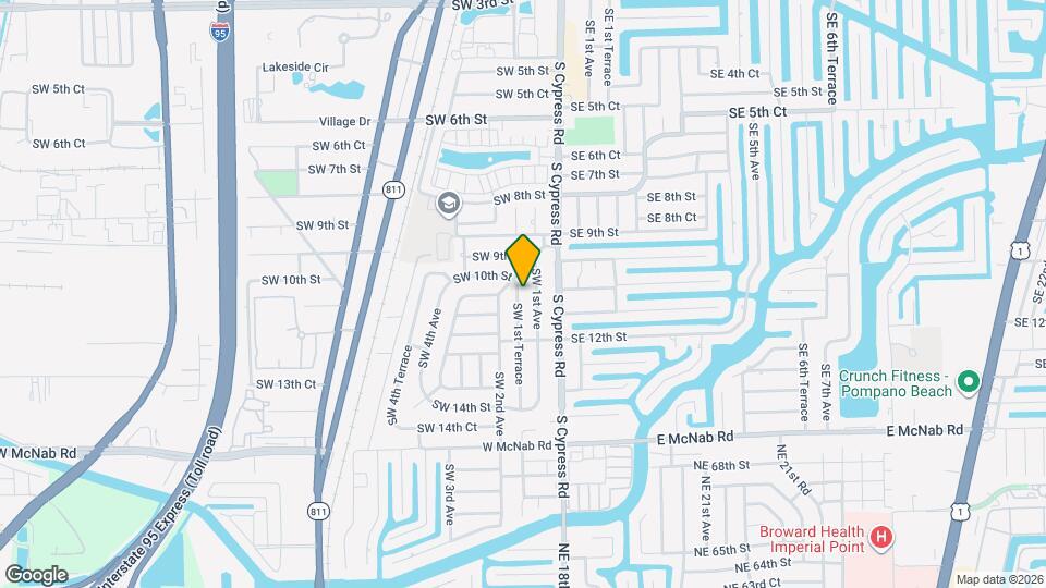 1048 SW 1st Terrace Map and Location Details