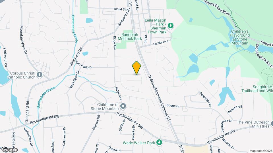 5232 Ridge Forest Dr Map and Location Details