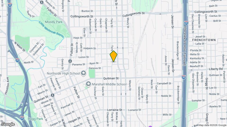 1503 Ryon St Map and Location Details