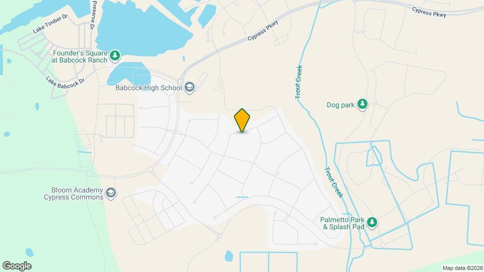 17821 Corkwood Bend Trail Map and Location Details