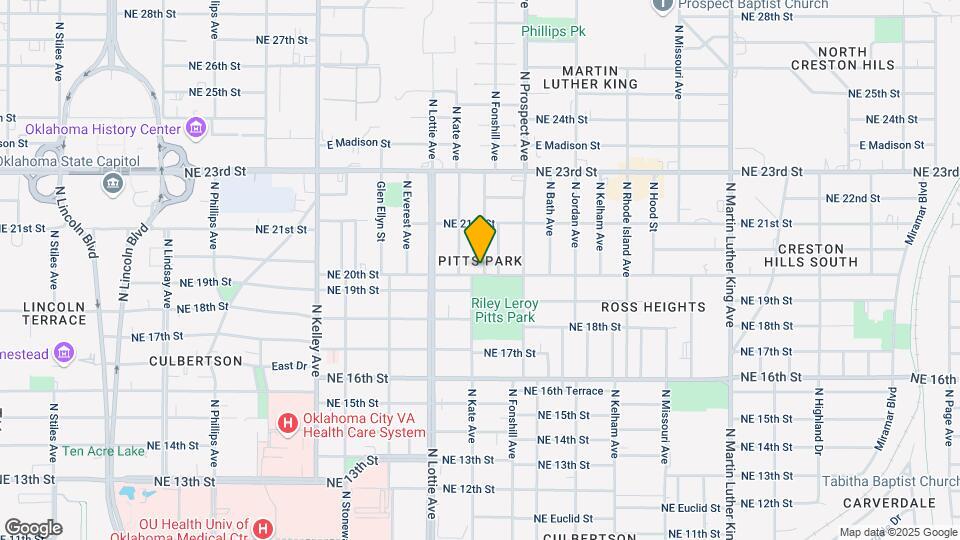2101 N Fonshill Ave Map and Location Details