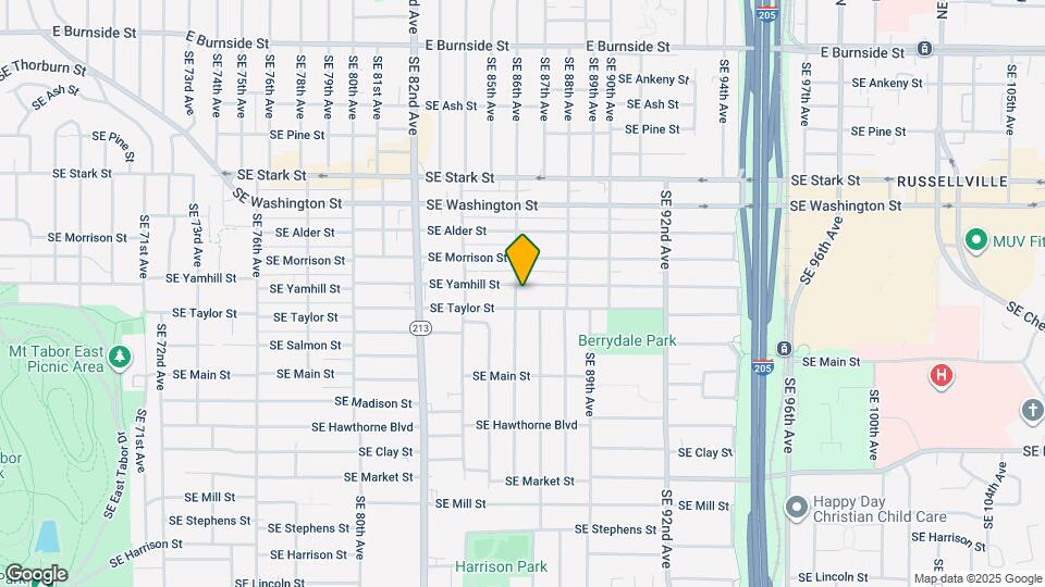 8604 SE Yamhill St Mapa y Detalles de la Ubicación