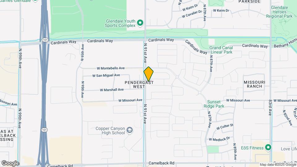 5610 N 90th Dr Map and Location Details
