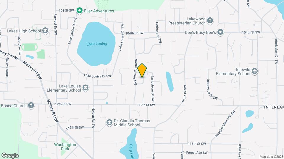 10914 93rd Ave SW Map and Location Details