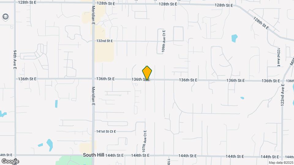 13605 107th Avenue Ct E Map and Location Details