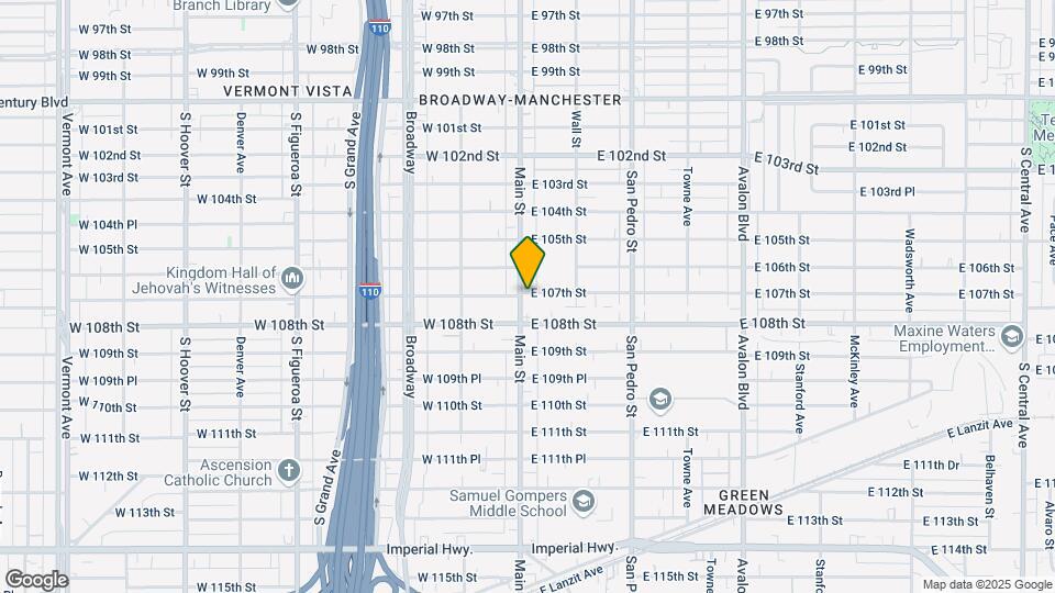 10700 S Main St Mapa y Detalles de la Ubicación