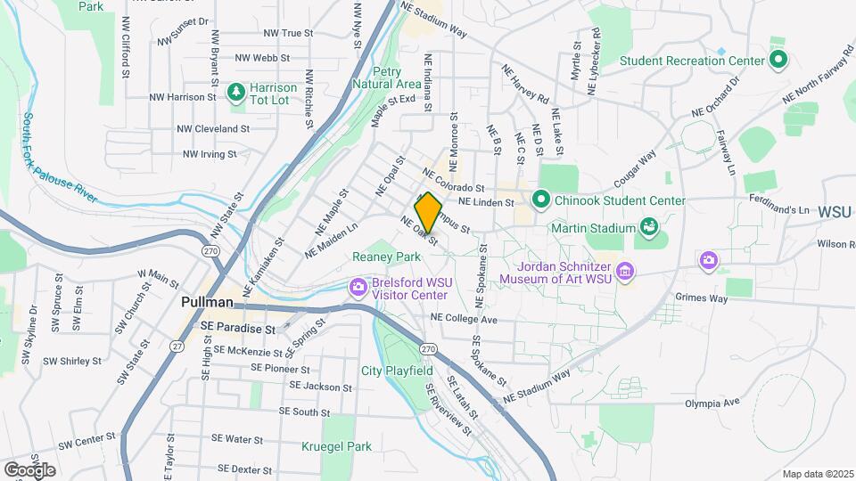 715 NE Oak St Map and Location Details