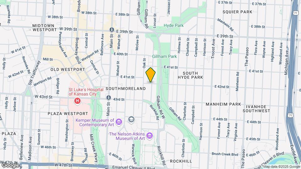 4200 Locust St, Unit 1S Map and Location Details