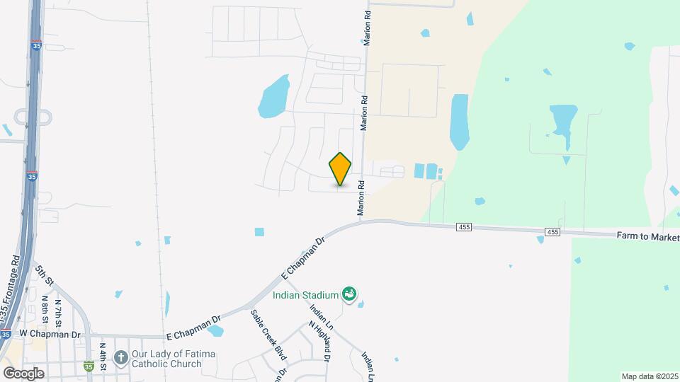 5002 Villas Dr Map and Location Details