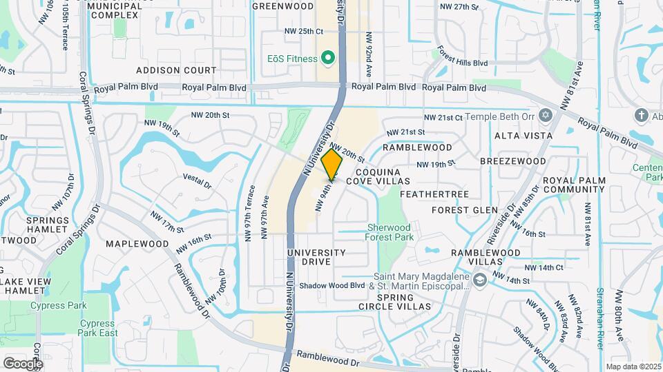 1833 NW 94th Ave Map and Location Details