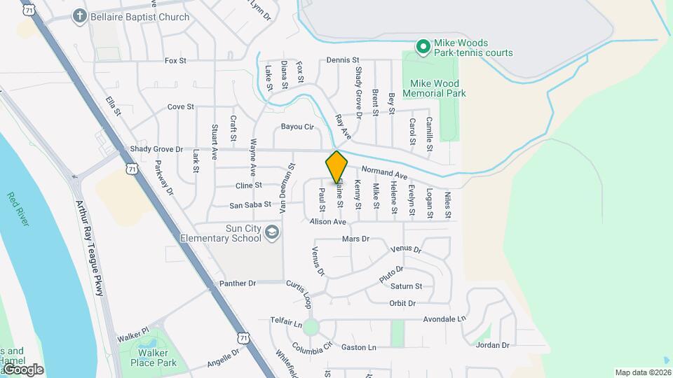 4212 Elaine St Map and Location Details
