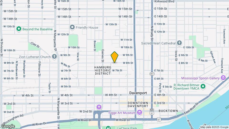 521 W 8th St, Unit 2 Mapa y Detalles de la Ubicación