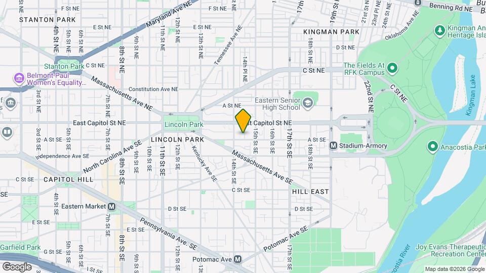 1412 A St SE Map and Location Details