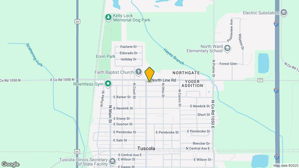 400 E Buckner St Map and Location Details