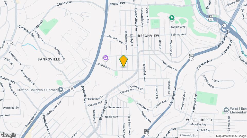 1661 Belasco Ave Map and Location Details