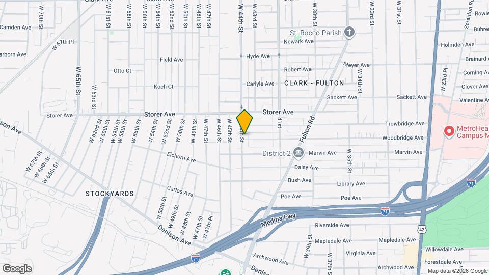 3435 W 44th St Map and Location Details