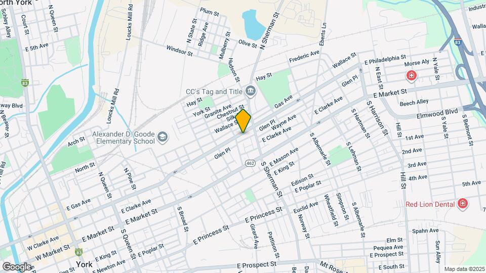 716 E Philadelphia St Map and Location Details